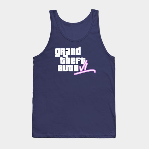 GTA 6 t-shirt Tank Top by VALOO✨️